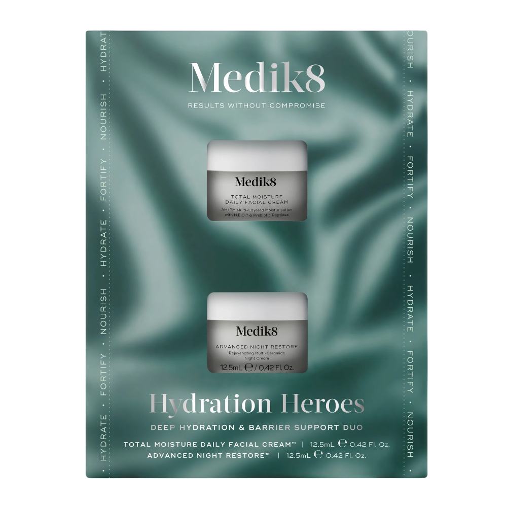 MEDIK8 Hydration Heroes - Набір тревел-версій бестселерних кремів для глибокого зволоження та підтримки захисного бар’єра шкіри MEDIK8 Hydration Heroes - Набір тревел-версій бестселерних кремів для глибокого зволоження та підтримки захисного бар’єра шкіри